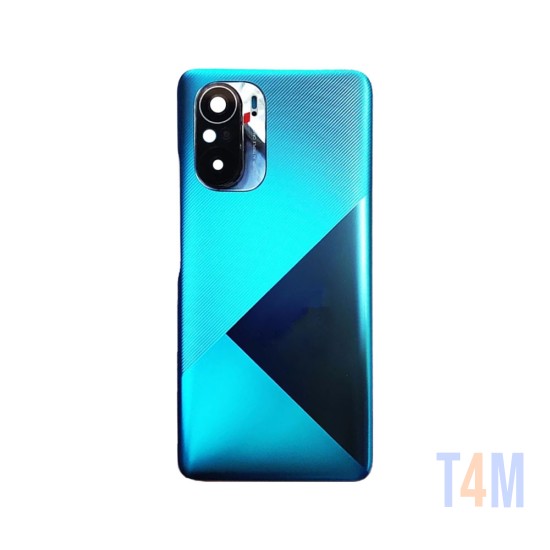 Tampa Traseira+Lente da Câmera Xiaomi Poco F3 Azul Oceano Profundo
